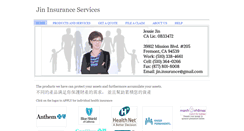 Desktop Screenshot of jin-insurance.com